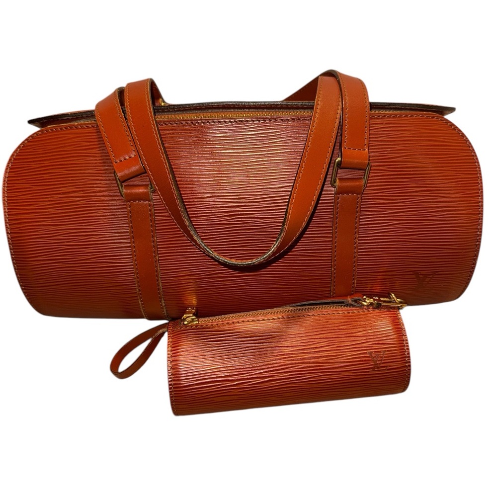 Louis Vuitton Vintage Papillon Epi Soufflot - with Baby Papillon in Kenyan Fawn - Picture 3 of 16